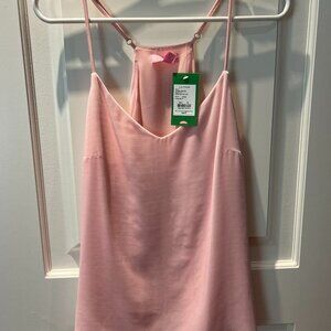 Lilly Pulitzer Pink Velvet Sleeveless Tank Cami
